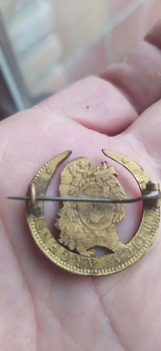 Spilla con distintivo Militaria