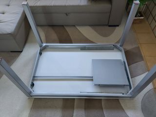 Mesa cocina cristal extensible 