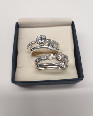 Fedine color argento