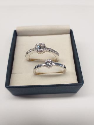 Fedine color argento