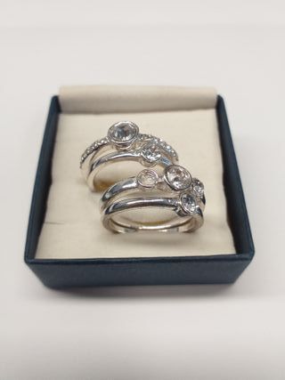 Fedine color argento