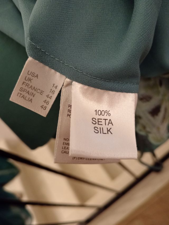 Vestito cerimonia in seta