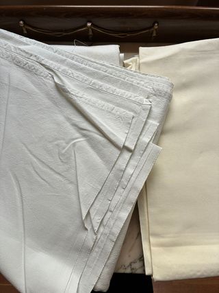 Sábanas antiguas de algodon