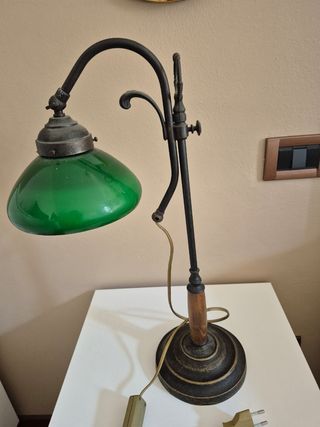 Lampada industriale da tavolo anni '3040