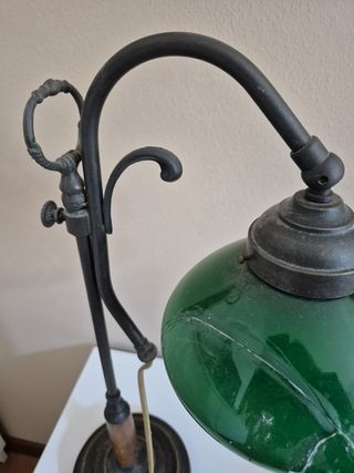 Lampada industriale da tavolo anni '3040