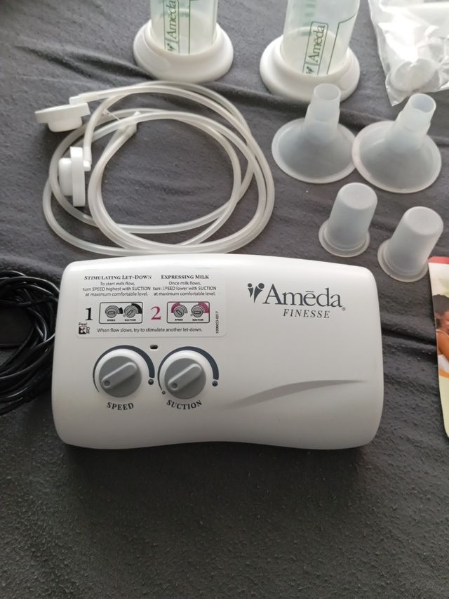 Extractor de leche doble.