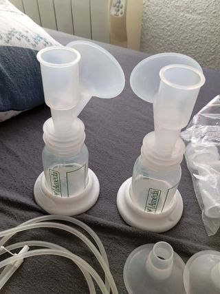 Extractor de leche doble.