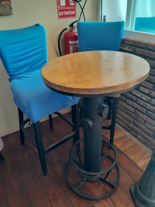 Taburetes mesas altas 2 juegos