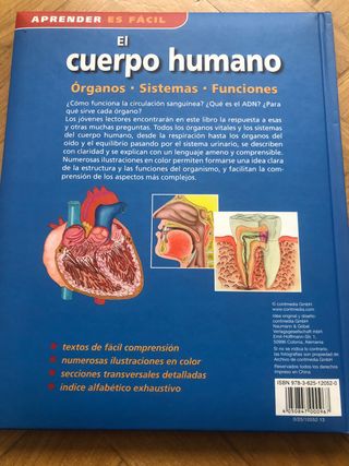 Libro niño adolescente El cuerpo Humano