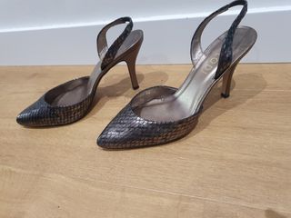 Sandalias plateadas Lodi