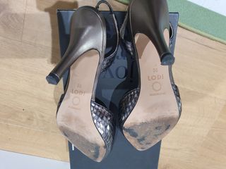 Sandalias plateadas Lodi