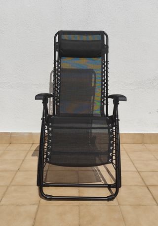 Sillón de jardín reclinable