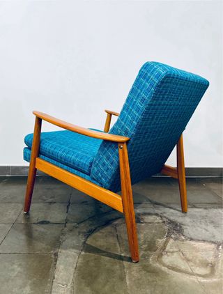 Sillón danés teca Mid Century 60s