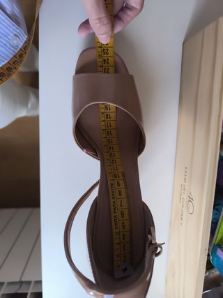 Sandalia plataforma Zara 38