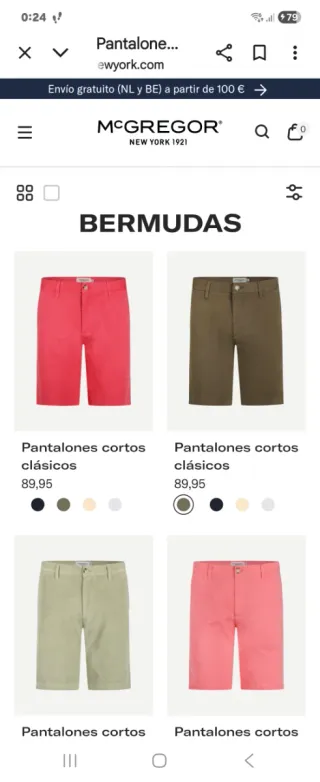 Pantalon corto McGregor