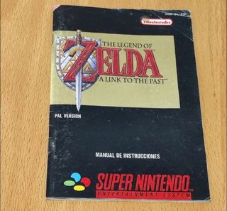Manual instrucciones Zelda A Link To The Past SNES