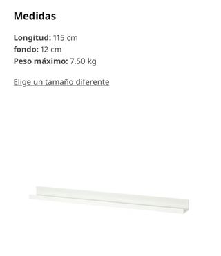Ikea 1 estante Mosslanda