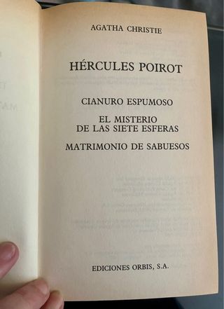 Novelas colección Agatha Christie