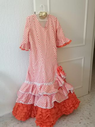 Traje de flamenca niña