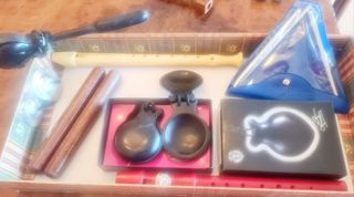 Lote instrumentos percusion