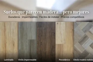 Instalamos parquet y suelos imitación madera.