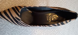 Zapatos Salón Mujer Animal Print