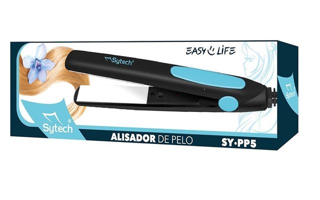 Mini Plancha Pelo de Viaje Placas Cerámica SYPP5AZ