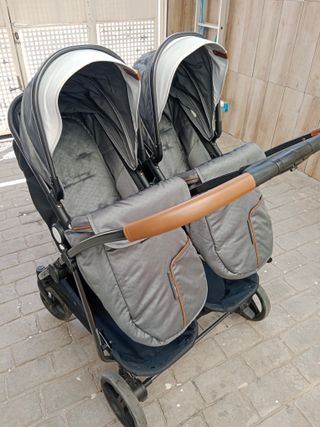  Carrito gemelar mas sillitas