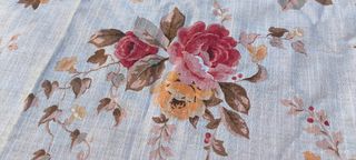 Cortinas Flores con barra