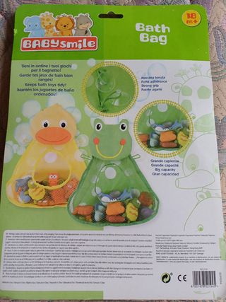 Organizador baño juguetes