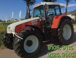 Faro Led, esquinas capot Fendt 900,Case