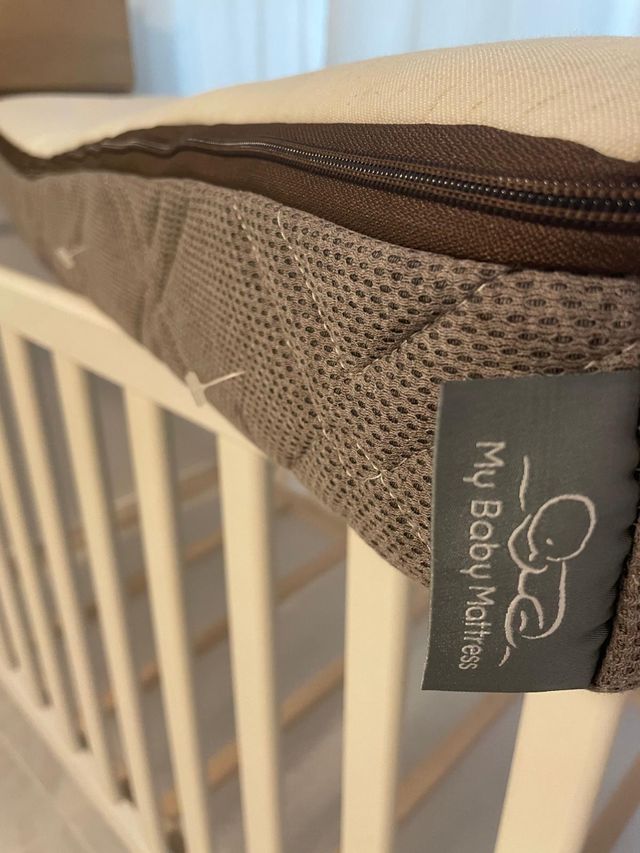 Cuna blanca Ikea más colchón