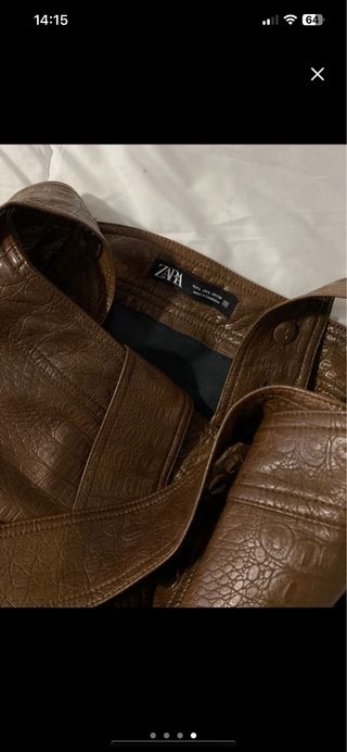 Pichi Zara efecto piel Talla L