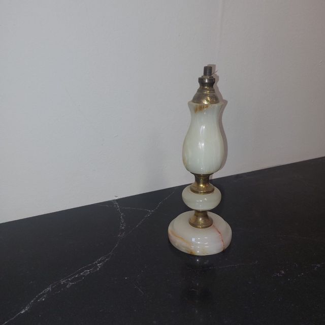 Lámpara de Mármol onyx blanco