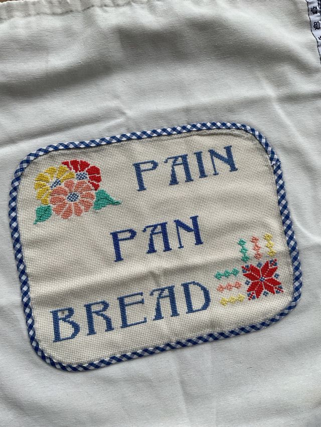 Bolsa de tela para el pan 