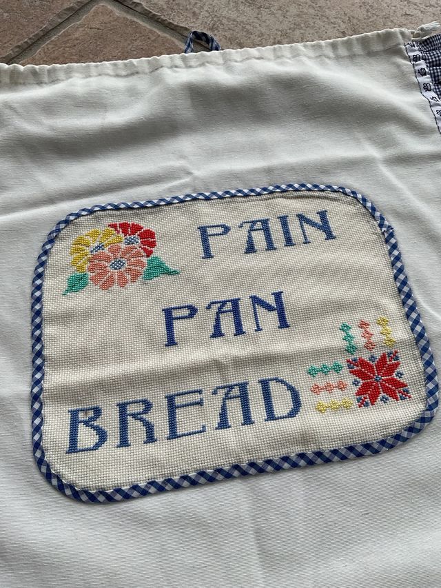 Bolsa de tela para el pan 