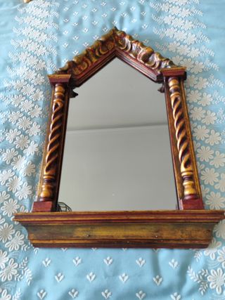 Espejo vintage pared