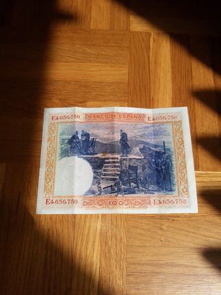 Billete 100 pesetas Felipe II