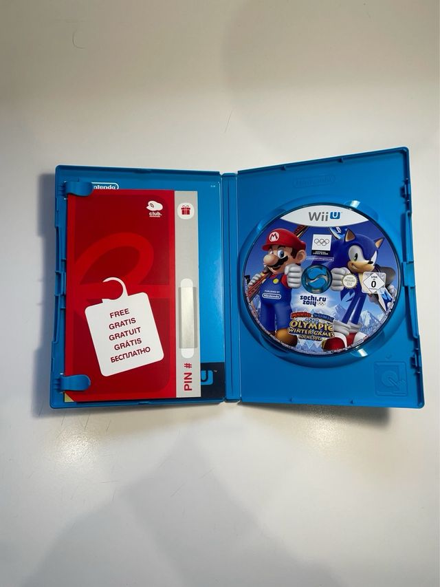 Mario y Sonic Juegos de Invierno Sochi 2014 Wii U