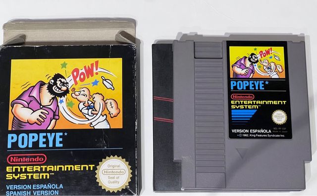NINTENDO NES POPEYE CAJA PEQUEÑA