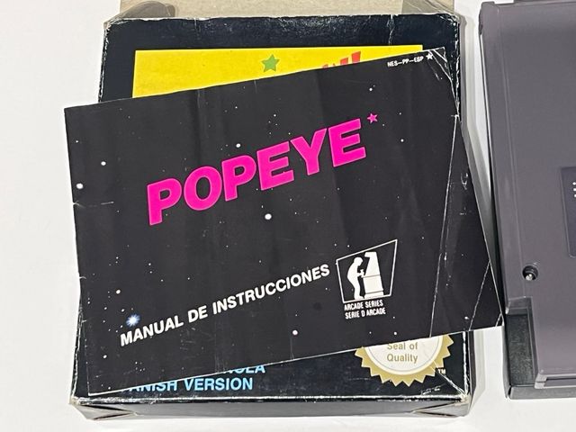 NINTENDO NES POPEYE CAJA PEQUEÑA