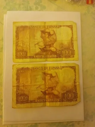2 billetes de 100 pesetas, Gustavo Adolfo Bécquer
