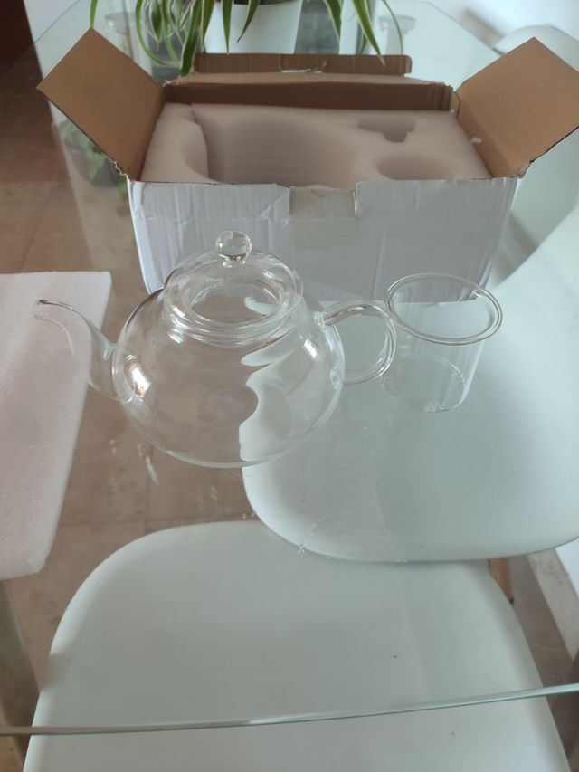 Tetera café thé cristal