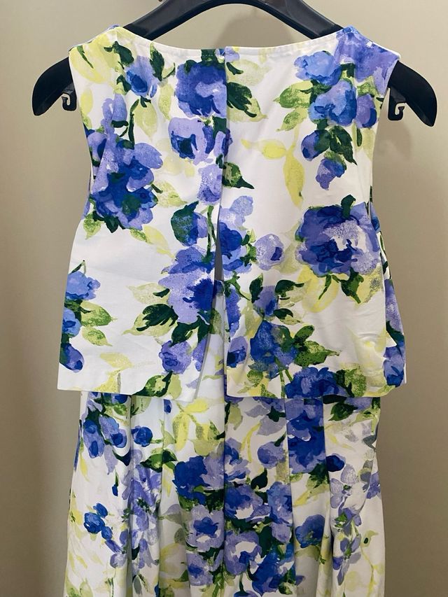 Vestido midi de flores