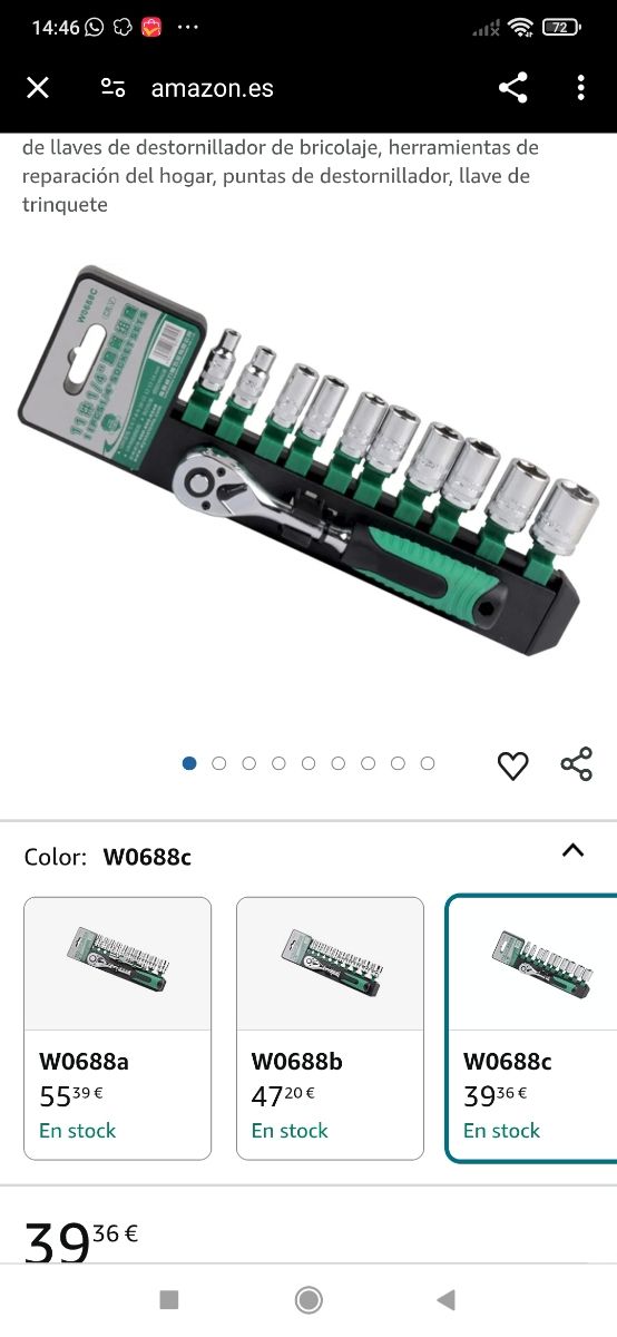 Estuche llaves Maletín herramientas