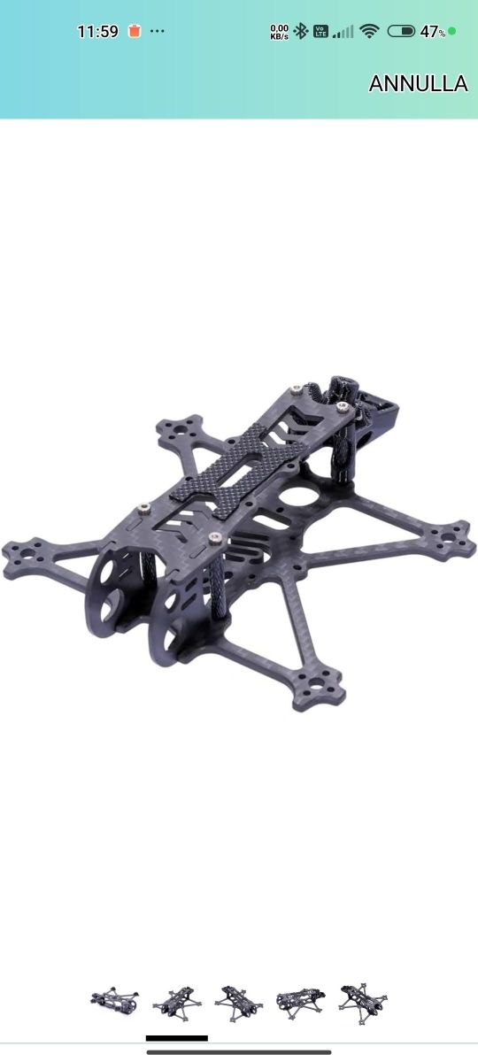 Drone Frame- Telaio 2,5'