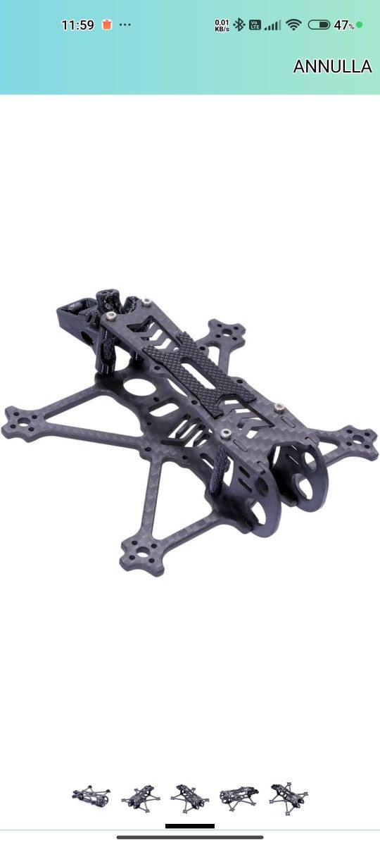 Drone Frame- Telaio 2,5'