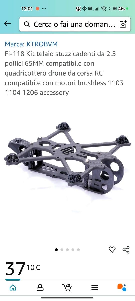 Drone Frame- Telaio 2,5'