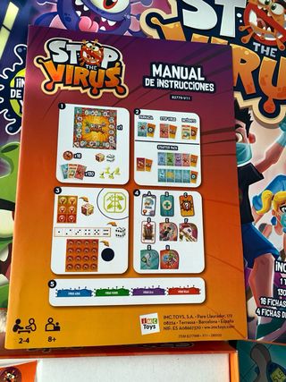 Stop virus. Juego de mesa.