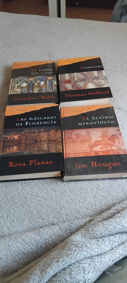 Lote 4 libros misterios y enigmas de la historia